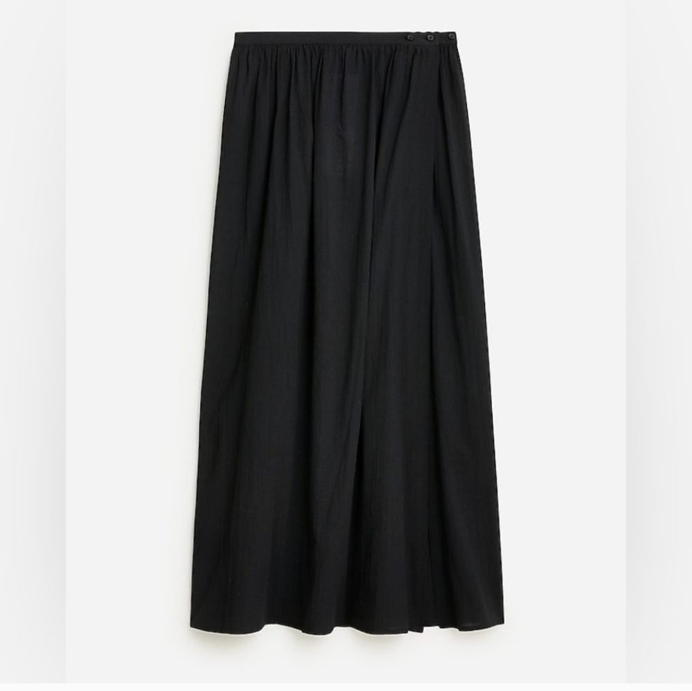 J.crew Cotton Beach Cover-up Skirt With Adjustable Waist